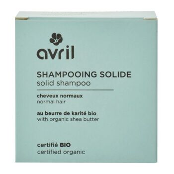 Shampooing solide Cheveux normaux 85g - Certifié bio 1