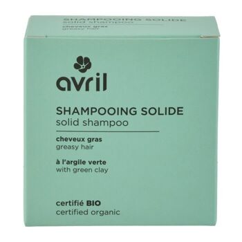 Shampooing solide Cheveux gras 85g - Certifié bio 1
