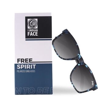 8433856068580 - Les lunettes de soleil polarisées The Indian Face Free Spirit Blue pour hommes et femmes 3