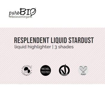 puroBIO 03 - Enlumineur REPLENDENT LIQUID STARDUST or rose 2