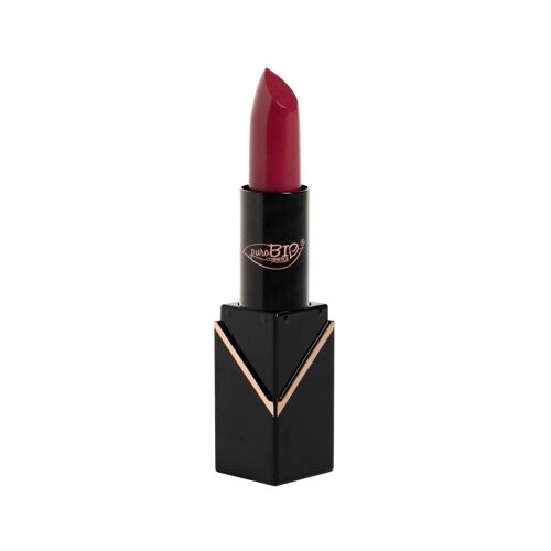 puroBIO Lipstick semi-matte 102 - Fucsia Scuro - pack 