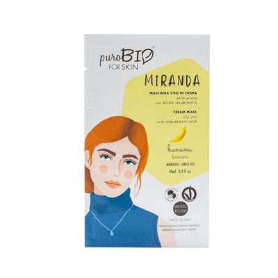 puroBIO MIRANDA Gesichtsmaske für fettige Haut Banane - 05