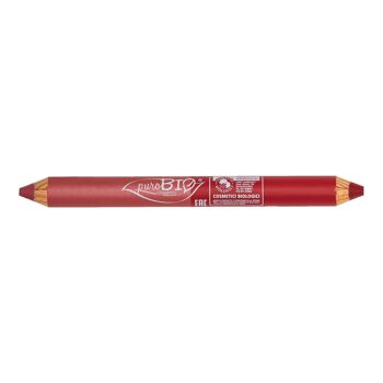 puroBIO 02 Kingsize DUO Crayon : Rouge à Lèvres JOUR – Rouge à Lèvres NUIT 1