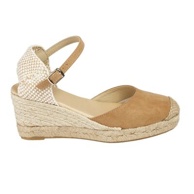 Scarpe da donna - Espadrillas con zeppa in iuta da 7,5 cm in 11 colori assortiti