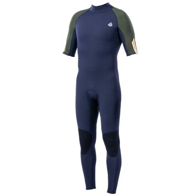 Clovis back zip - MEN'S SHORT SLEEVE FULL WETSUIT 3/2MM