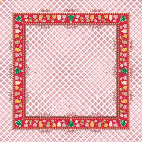Tischdecke Joy in Rot aus Linclass® Airlaid 80 x 80 cm, 1 Stück
