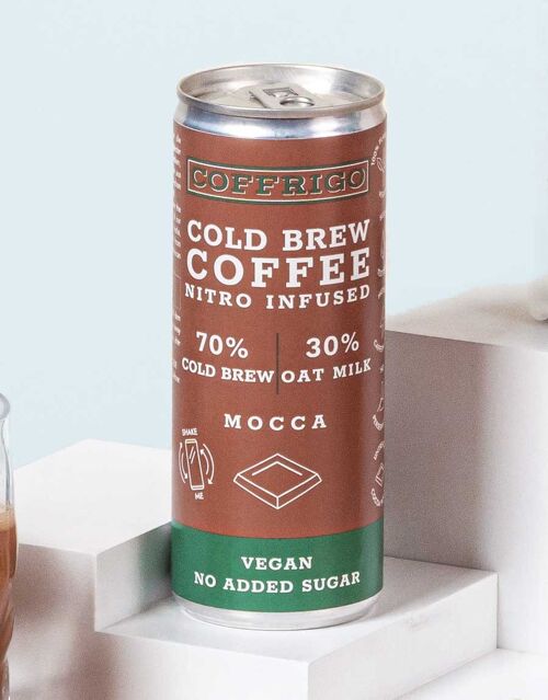 Cold Brew Coffee - OAT MILK MOCCA - Nitro Infused - nur für Kunden in Deutschland