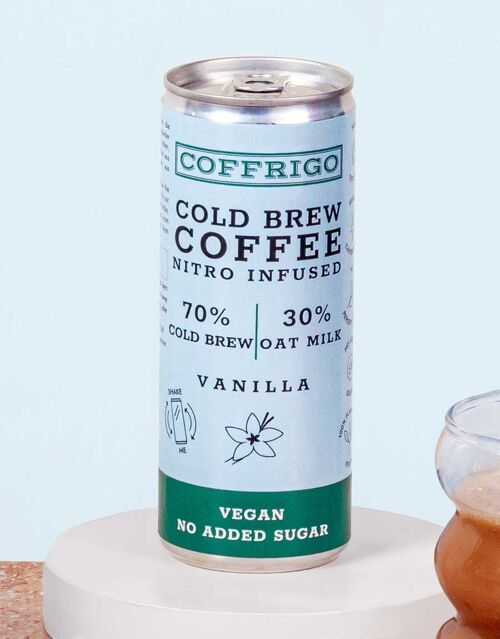 Cold Brew Coffee - OAT MILK VANILLA - Nitro Infused - nur für Kunden in Deutschland