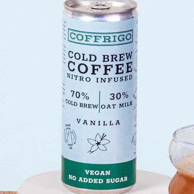 Cold Brew Coffee - OAT MILK VANILLA - Nitro Infused - nur für Kunden in Deutschland