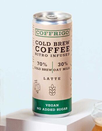 Cold Brew Coffee - OAT MILK LATTE - Nitro Infused - uniquement pour les clients en Allemagne 1