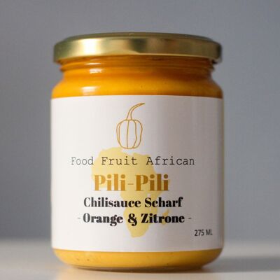 Pili-Pili hot chili sauce: orange & lemon