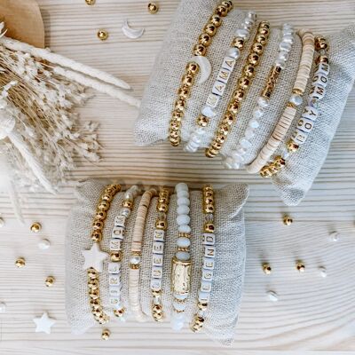 Bracelets Personnalisés Golden Hour - Lot de 12