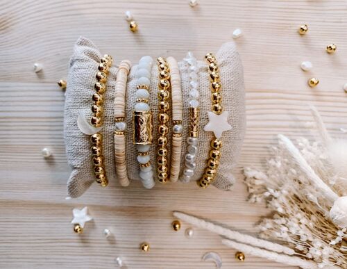Bracelets Golden Hour - Lot de 12