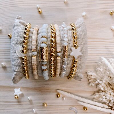 Bracelets Golden Hour - Lot de 12