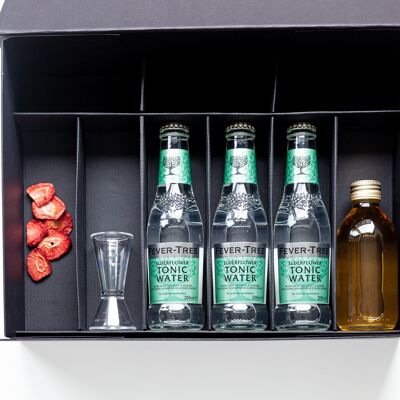 Cocktailbox Lillet Tonic - Luxus-Geschenkpaket - 4 Personen