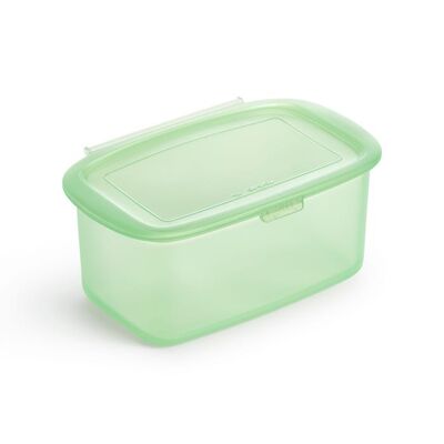 REUSABLE SILICONE CONSERVATION BOXES 1000 ml GREEN
