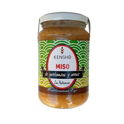 Organic unpasteurized chickpea and rice miso - 380 g