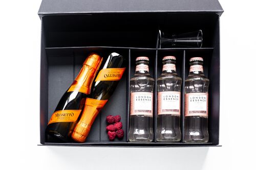 Cocktail box Blushing Bubbles - luxury gift box - 6 persons