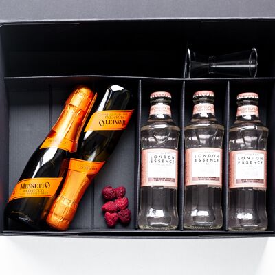 Cocktail box Blushing Bubbles - luxury gift box - 6 persons