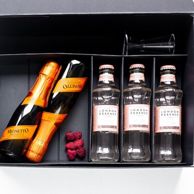 Cocktail box Blushing Bubbles - luxury gift box - 6 persons