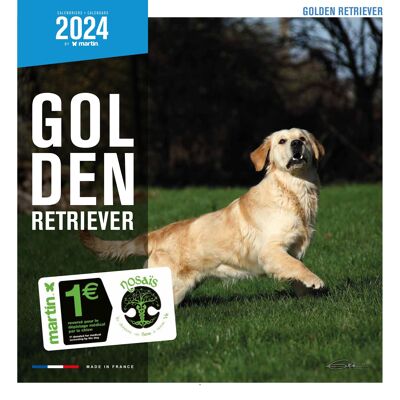 2024 Golden Retriever Calendar (ms)