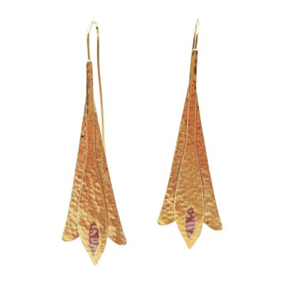 boucles d'oreilles Tulipe Sao