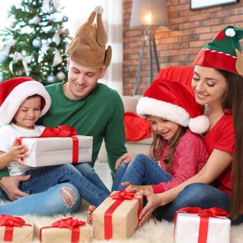 5 chapeaux de Noël, chapeaux de fête hilarants pour déguisements et fêtes de Noël 6