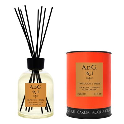 ROOM DIFFUSER 250 ML A.D.G. N.1 - GRAPES AND SPICES
