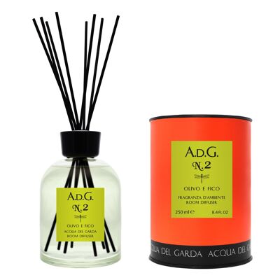 DIFFUSEUR D'AMBIANCE 250 ML A.D.G. N.2 - OLIVIER ET FIGUIER