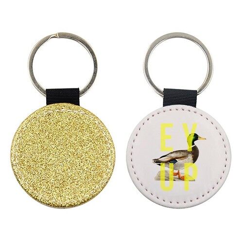 KEYRINGS, EY UP DUCK BY THE 13 PRINTS