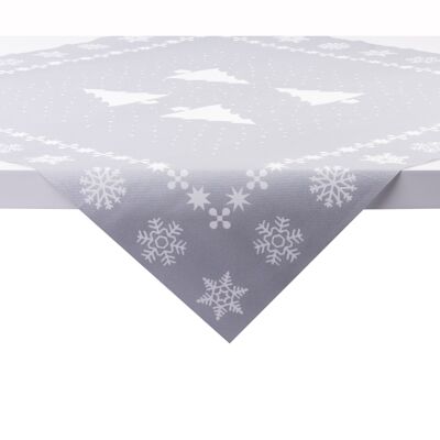 Nappe White Tree en argent de Linclass® Airlaid 80 x 80 cm, 1 pièce