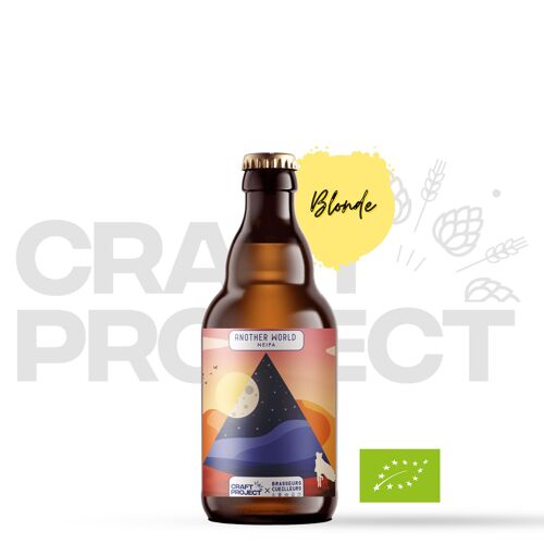 Bière Another World 33 cl NEIPA - Craft Project x Brasseurs Cueilleurs