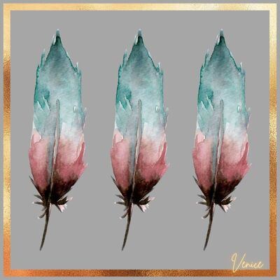VENICE Seidentuch - Feather