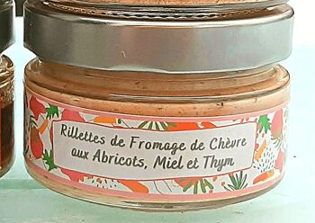 Rillettes de Fromage de Chèvre aux Abricots, Thym et Miel 3