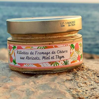 Rillettes de Fromage de Chèvre aux Abricots, Thym et Miel