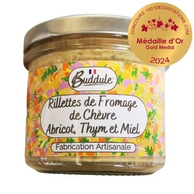 Rillettes de Fromage de Chèvre aux Abricots, Thym et Miel