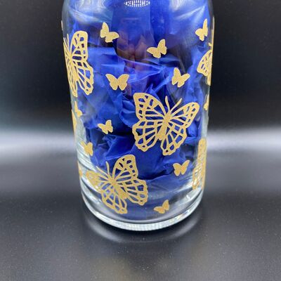 Iced Coffee Glass - Butterflies
