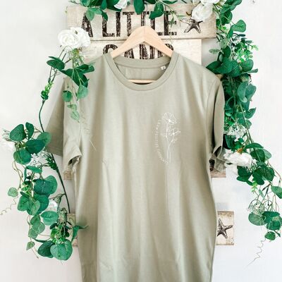 Camiseta Grow Positive Thoughts - Verde