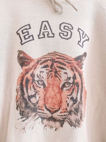 Sweat à capuche Easy Tiger | Sweat à capuche Easy Tiger - Crème 2