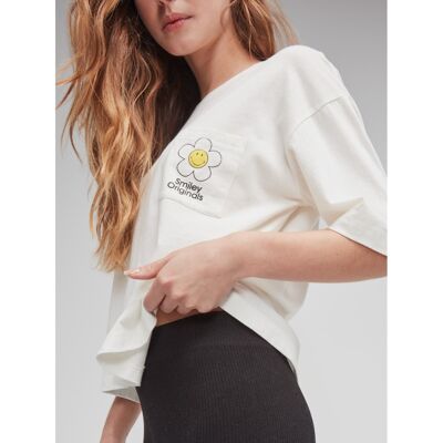 Camiseta Smiley BLANCO