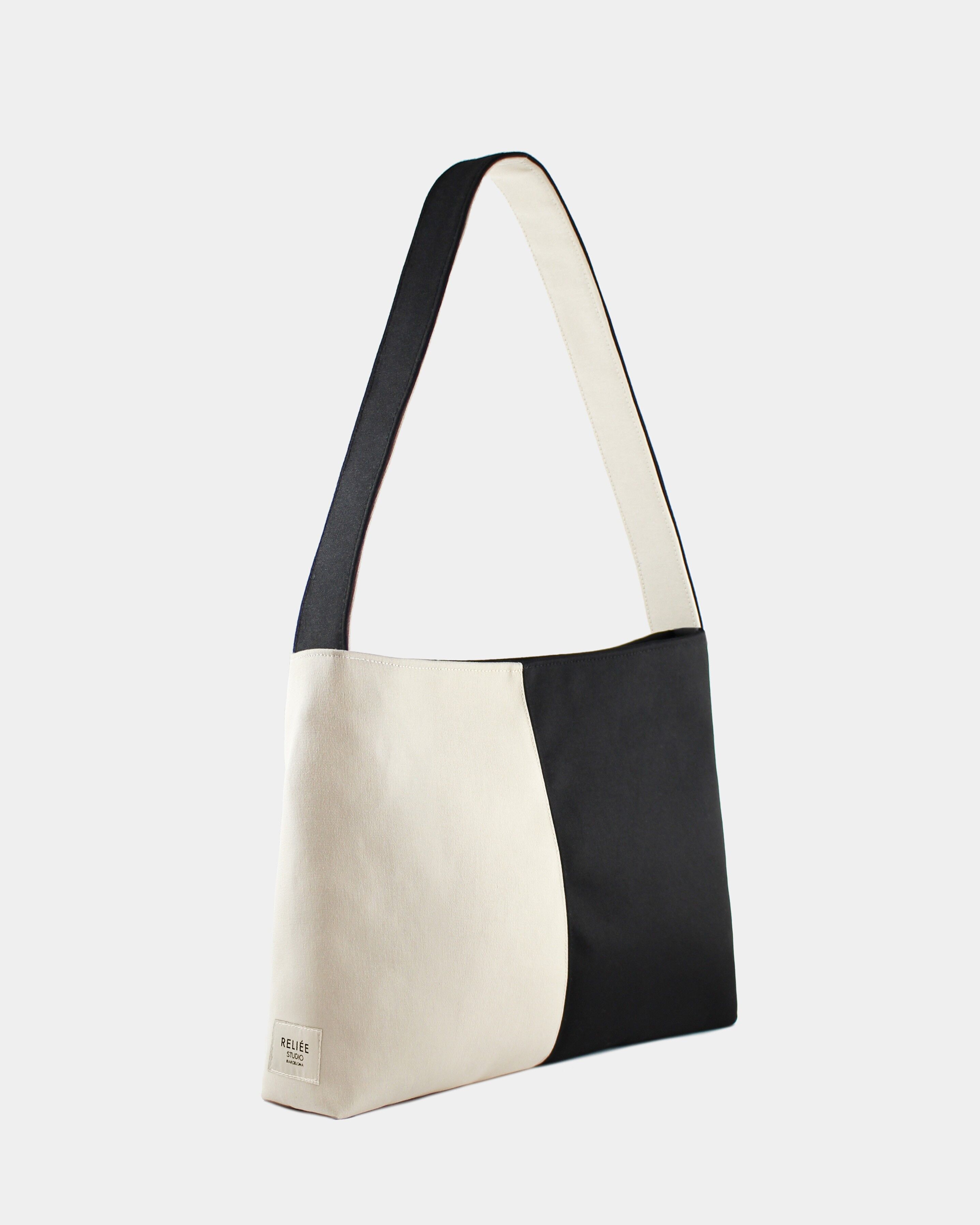Hobo bicolor bag - Bianca