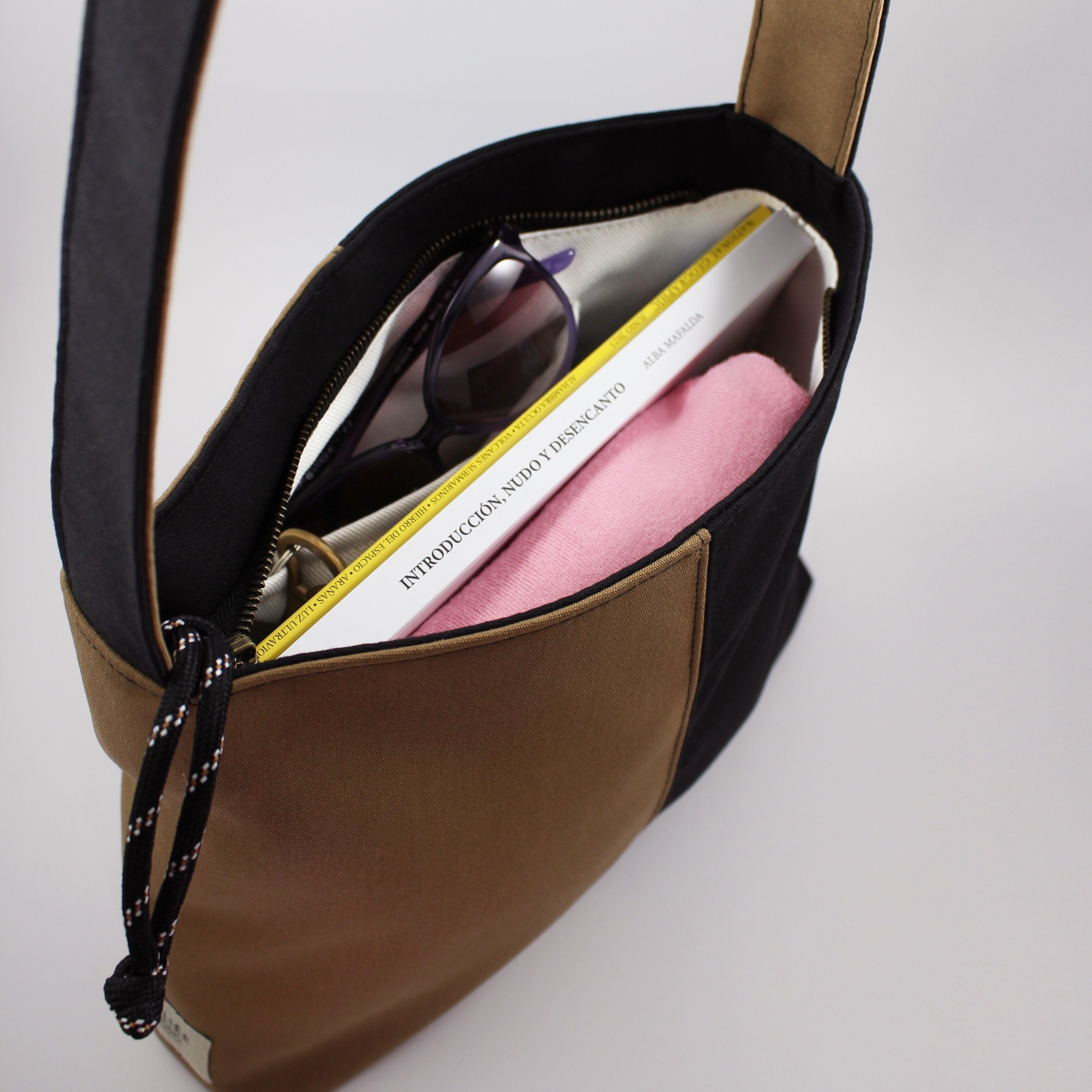 Hobo bicolor bag - Bianca