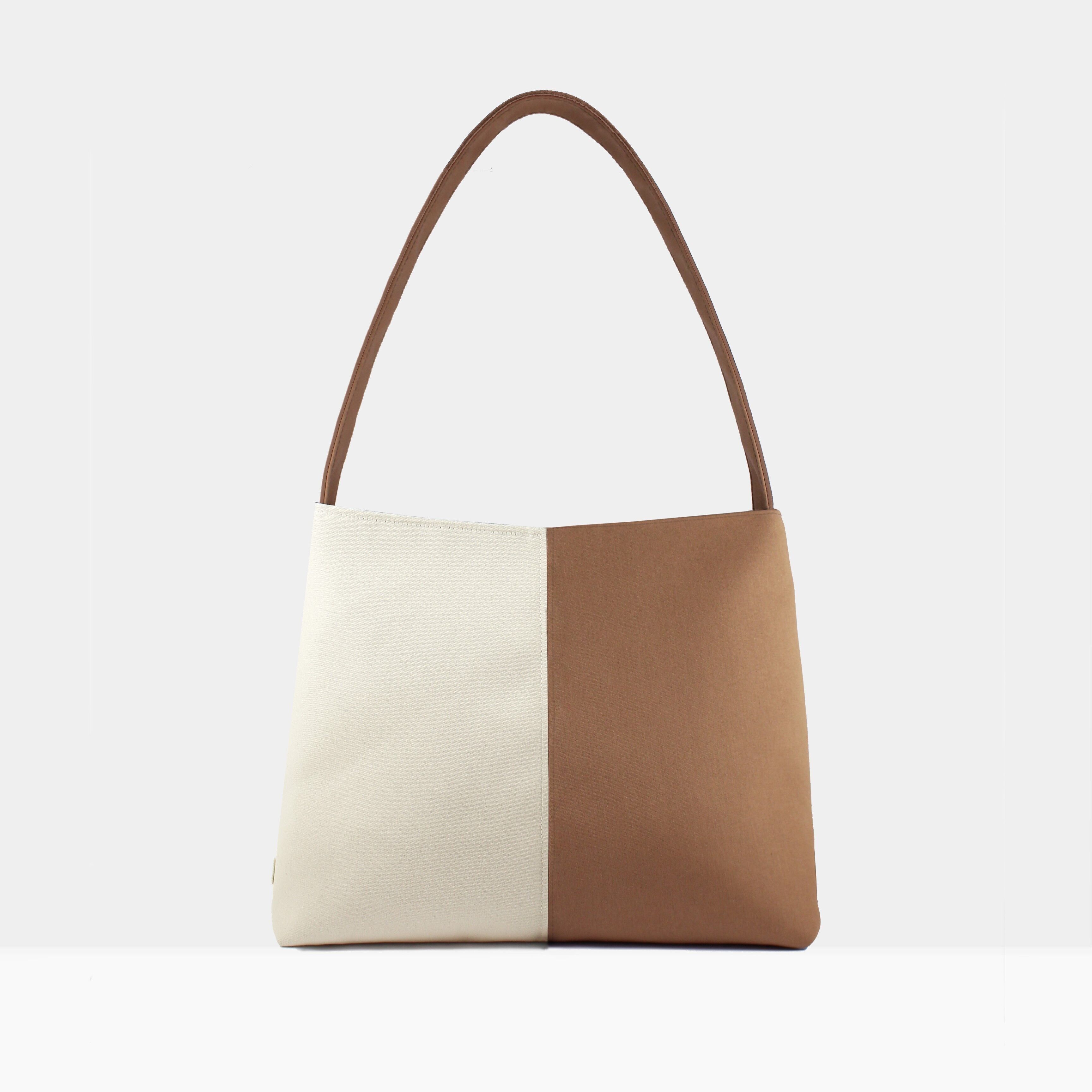 Hobo bicolor bag - Bianca