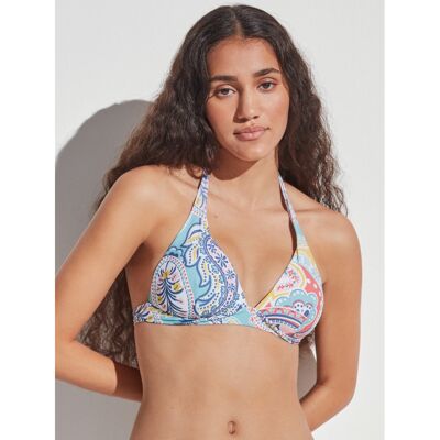 Top bikini triangular sin aro ESTAMPADO - Mod. 2