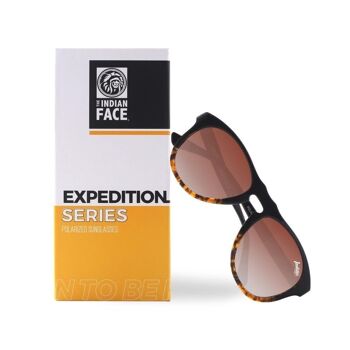 8433856068887 - Lunettes de soleil polarisées Expedition Brown The Indian Face pour homme et femme 3