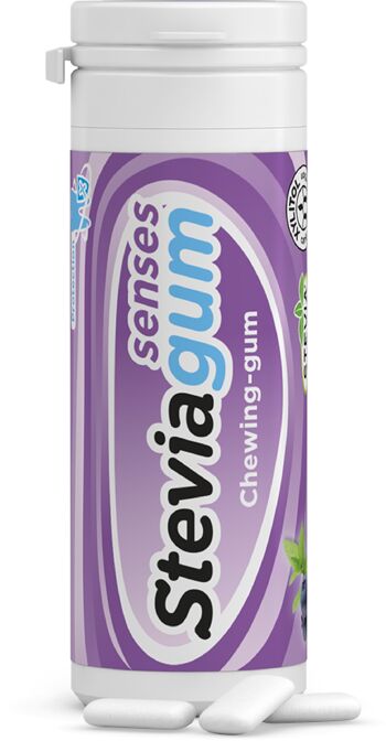 Steviagum Senses - Chewing-gum Canneberge Menthe 1