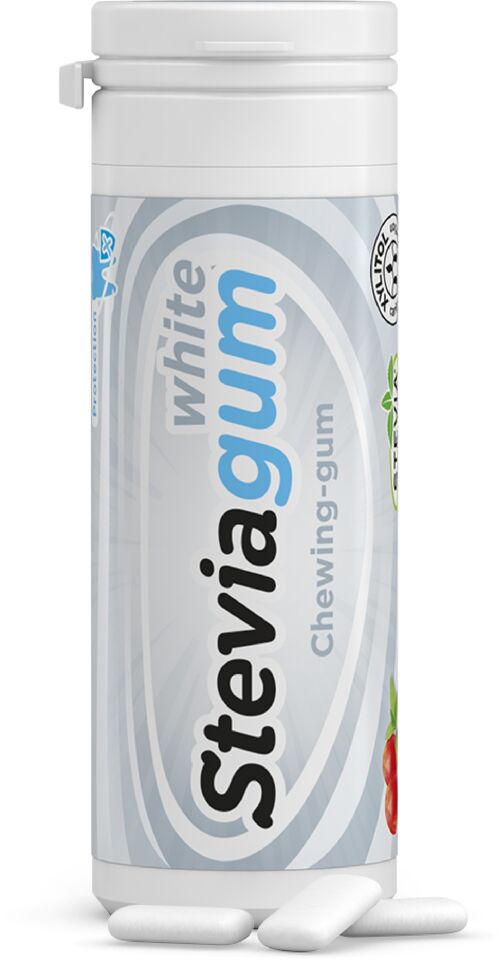 Steviagum White - chicles Menta Cereza