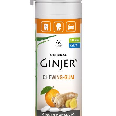 Ginjer Chewing-gum Orange 30g