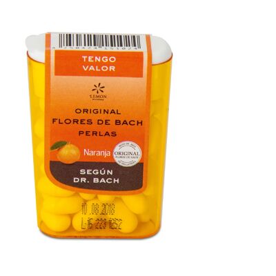 Orange Bach Flower Pearls