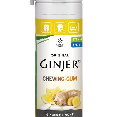 Ginjer Lemon Chewing Gum 30g